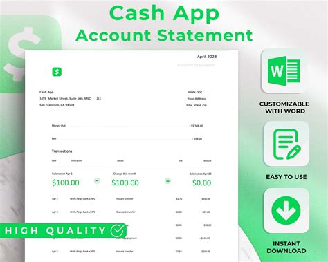 Cash App Statements Online